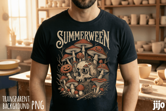 Download Summerween Halloween Skull Pumpkins PNG - Halloween skull Collection