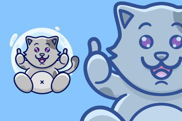 Download Cute Cat Thumbs Up - Thumbs Collection