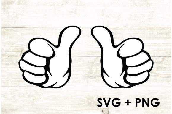 Download Thumbs Up Cartoon Hands Gloves SVG - Premium Resources